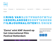 Tablet Screenshot of filmjournalisten.nl